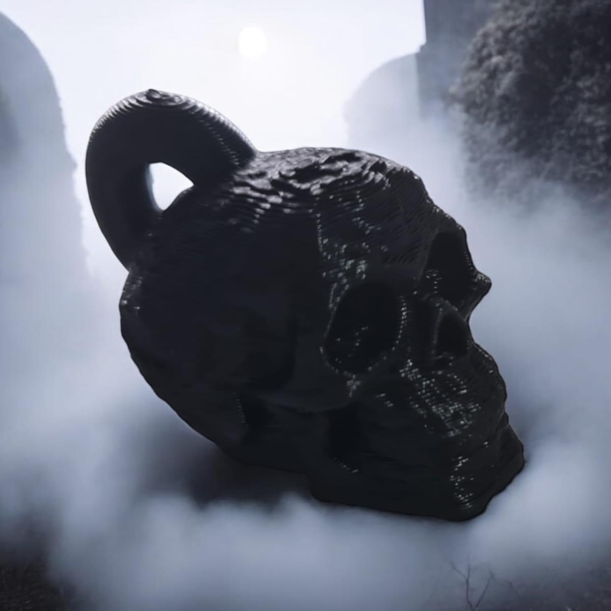 Celtic Skull Keychain